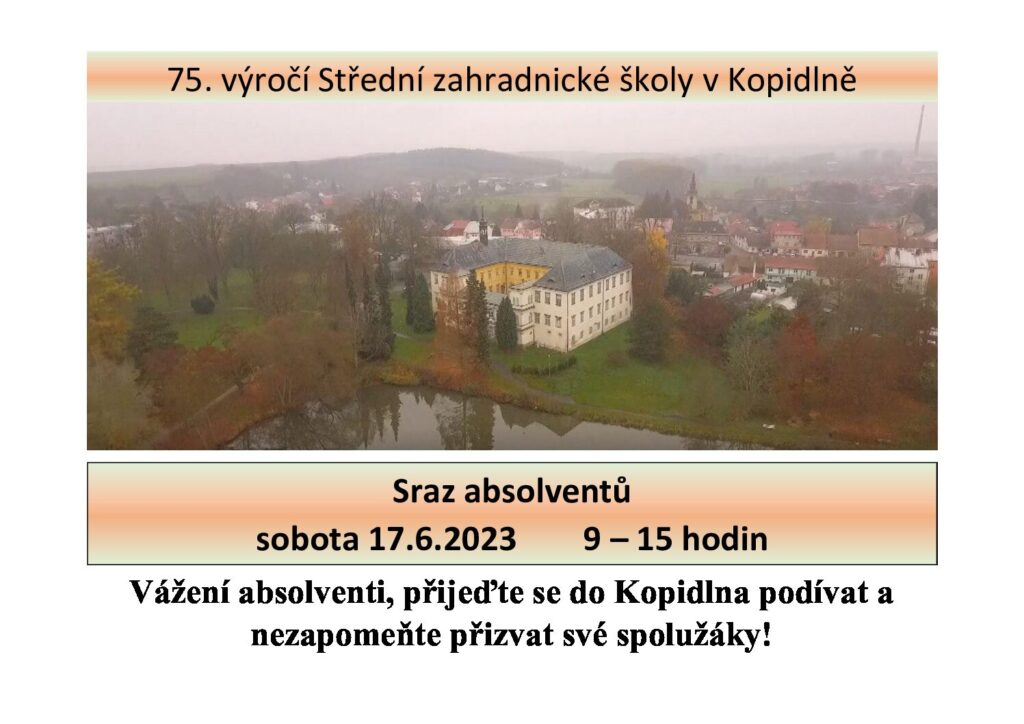 Sraz absolventů 2023